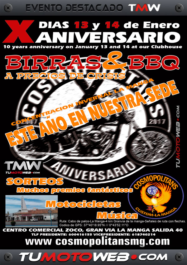 X Aniversario Cosmopolitans MG 2018
