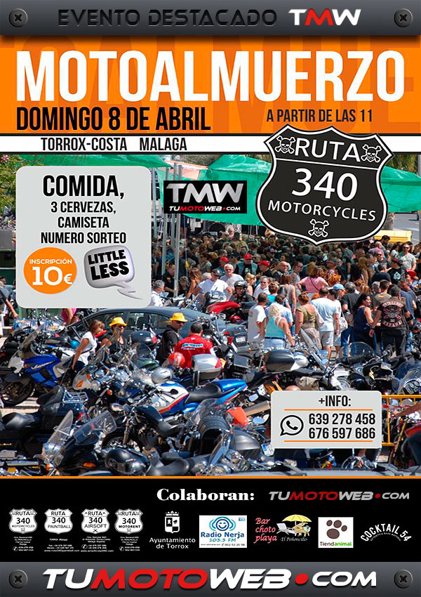XX Motoalmuerzo Ruta 340 Motorcycles 2018