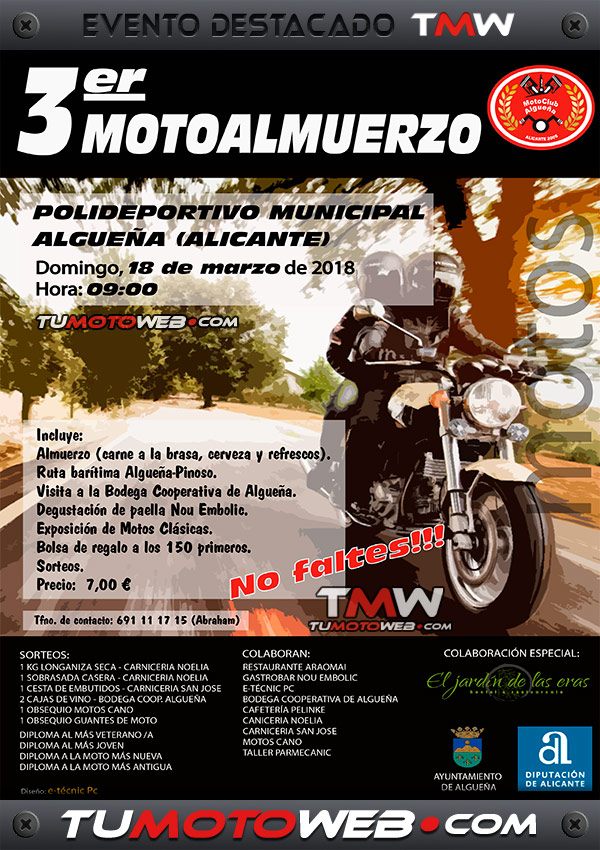 III Motoalmuerzo Algueña 2018
