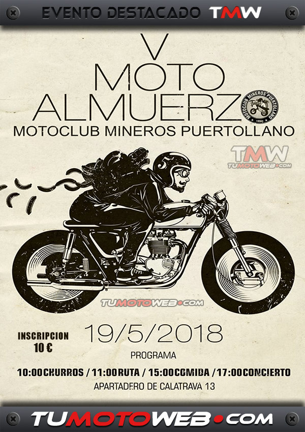 V Motoalmuerzo MotoClub Mineros Puertollano 2018