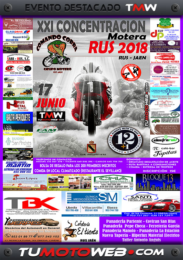 XXI Concentración Motera Rus 2018