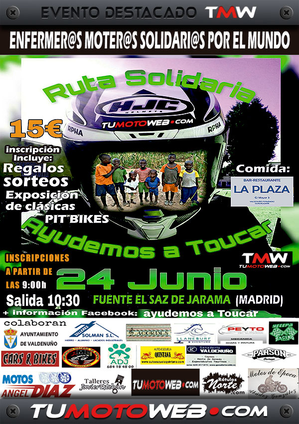 I Ruta Motera Solidaria Ayudemos a Toucar 2018