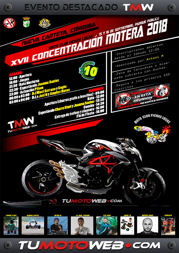 XVII Concentración Motera Villa de Nueva Carteya 2018
