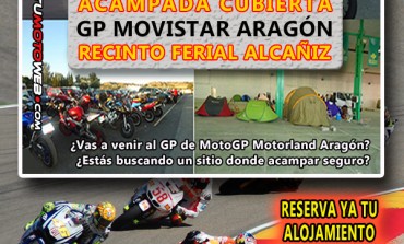 Acampada Cubierta Recinto Ferial Alcañiz MotoGP 2018
