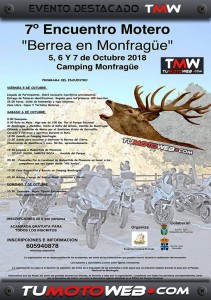 VII Encuentro Motero Berrea en Monfragüe 2018