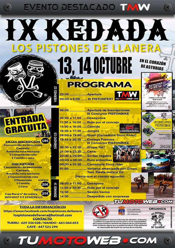 IX Kedada Los Pistones de Llanera 2018