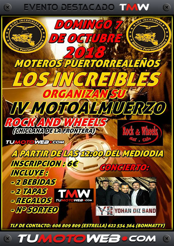 IV Motoalmuerzo Los Increibles 2018