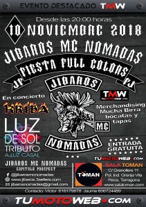 Fiesta Full Colors Jíbaros MC Nómadas 2018