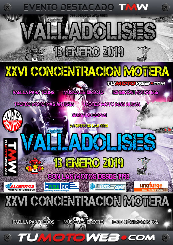 XXVI Concentración Motera Valladolises 2019