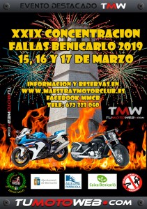 XXIX Concentración Motera FALLAS BENICARLÓ 2019