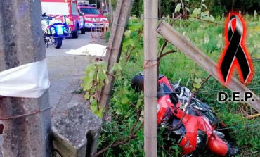 Una motorista muere en Catoira tras chocar contra un poste de hormigón
