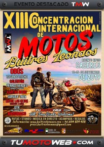 XIII Concentración Motera Internacional Buitres Leonaos 2019