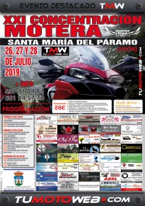 XXI Concentración Motera Santa María del Páramo 2019