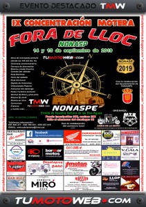 IX Concentración Motera Fora de Lloc Nonaspe 2019