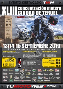 XLIII Concentración Motera Ciudad de Teruel 2019