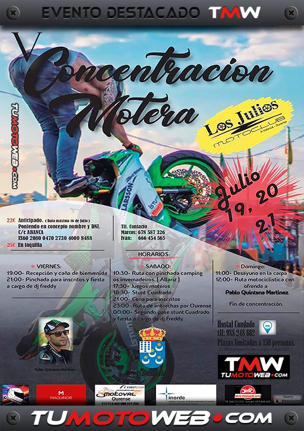 V Concentración Motera Los Julios 2019