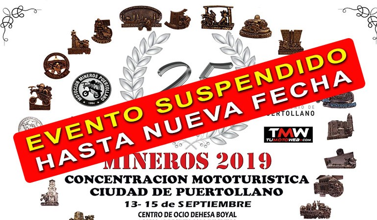 EVENTO SUSPENDIDO | XXV Concentración Mototurística Mineros 2019