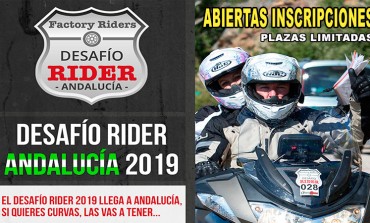 ¿Quieres Curvas? Pues las tendrás con el Desafío Rider Andalucía 2019