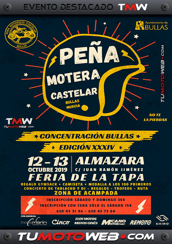 XXXIV Concentración Motorista Bullas 2019