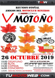V Reunión Otoñal Mineros Puertollano – MOTOÑO 2019