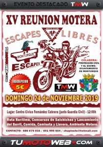 XV Reunión Motera Escapes Libres 2019
