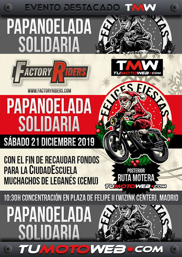 Papanoelada Motera Solidaria Madrid 2019