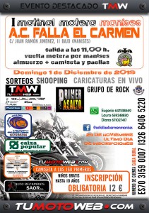 I Matinal Motera Falla El Carmen 2019