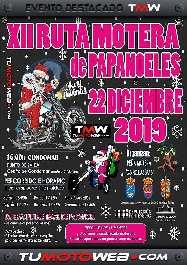 XII Ruta Motera de Papa Noeles Os Rillasepas 2019