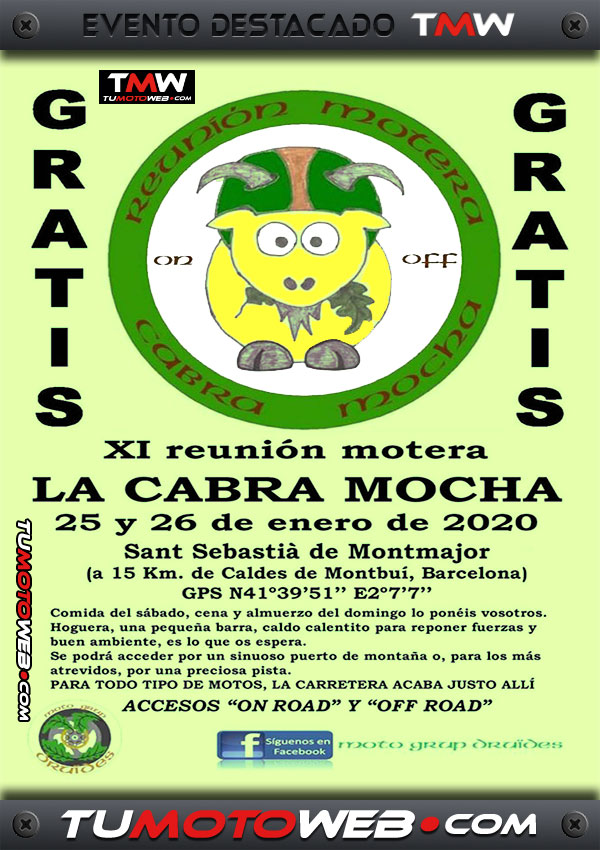 XI Reunión Motera La Cabra Mocha 2020