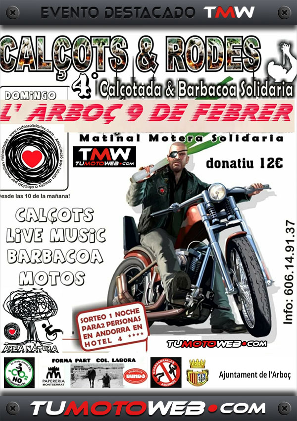 IV Matinal Motera Solidaria CALÇOTS & RODES 2020