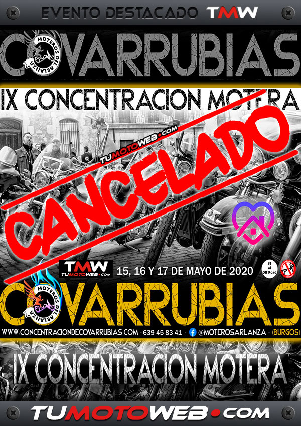EVENTO CANCELADO | IX Concentración Motera COVARRUBIAS 2020
