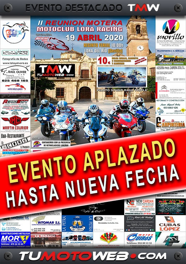 EVENTO APLAZADO | II Reunión Motera MotoClub Lora Racing 2020
