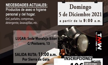 IV Recogida Solidaria Moraleja Biker 2021