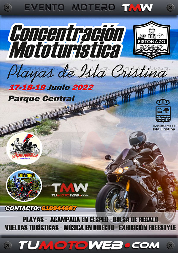 Concentración Mototurística Playas de Isla Cristina 2022