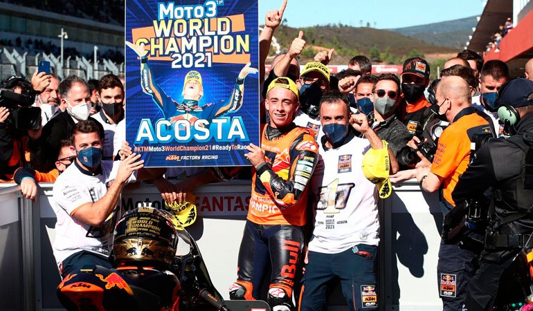 Moto3 2021 | GP del Algarve | Pedro Acosta se proclama Campeón del Mundo