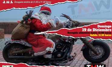 Papanoelada Motera Solidaria Ciudad de Málaga 2021