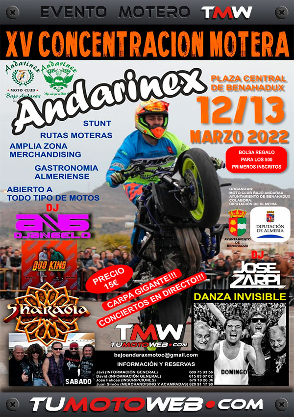 XV Concentración Motera ANDARINEX 2022