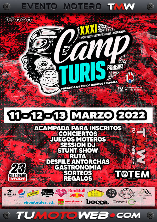 XXXI Concentración Motera Invernal Internacional CAMPTURIS 2022