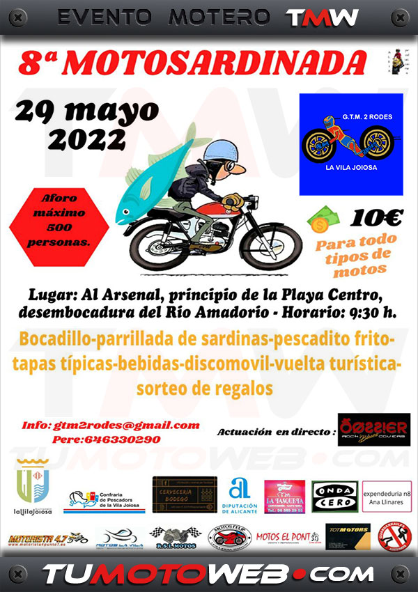 VIII Motosardinada La Vila Joiosa 2022