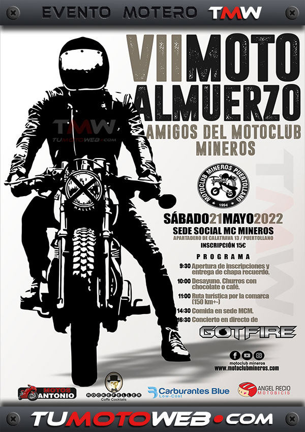 VII Motoalmuerzo Amigos del MotoClub Mineros Puertollano 2022