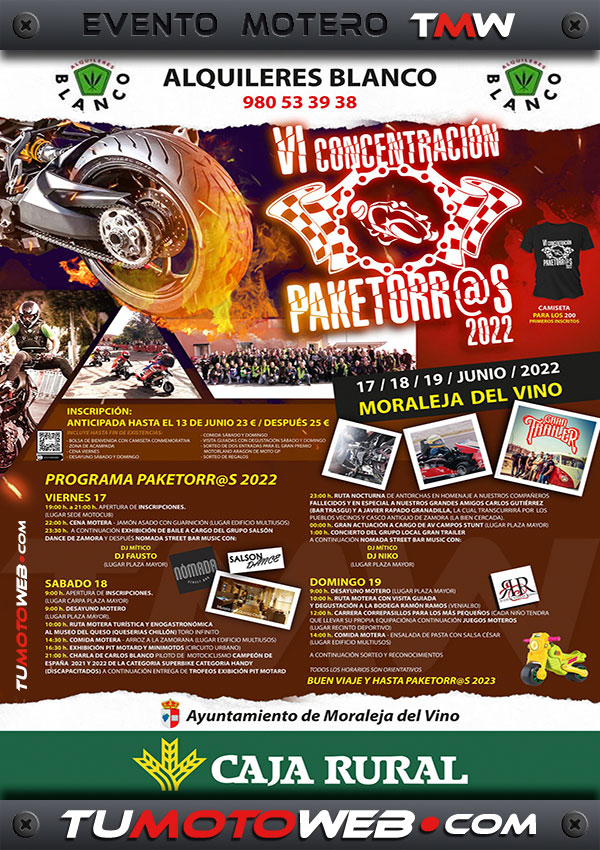 VI Concentración Motera Paketorr@s 2022