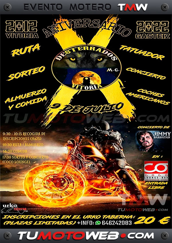 X Aniversario Desterrados Vitoria MG 2022