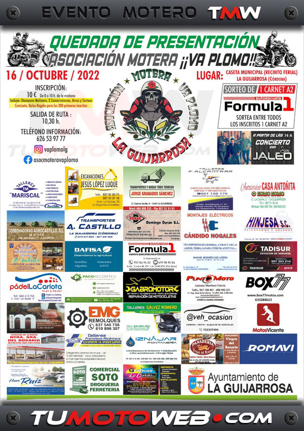 Quedada de Presentación Asociación Motera VA PLOMO