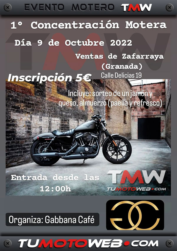 I Concentración Motera Gabbana Café 2022