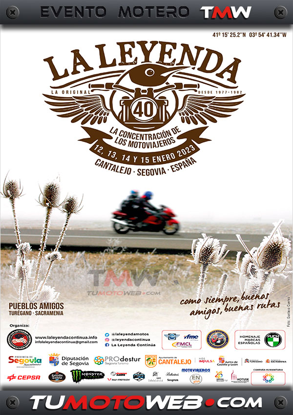 Concentración Motorista Invernal Internacional LA LEYENDA CONTINÚA 2023