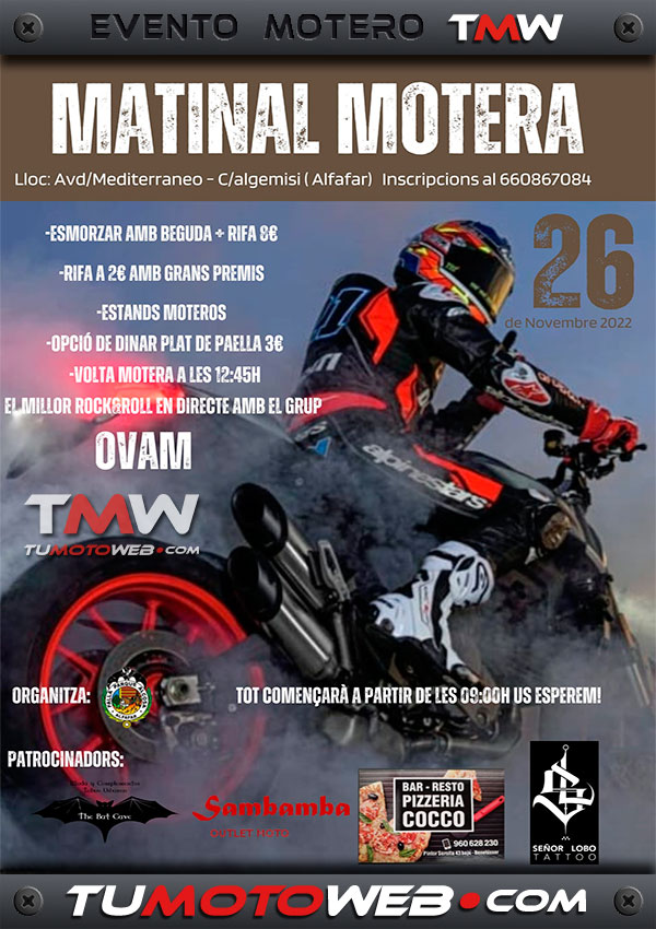 Matinal Motera Falla Parque Alcosa 2022