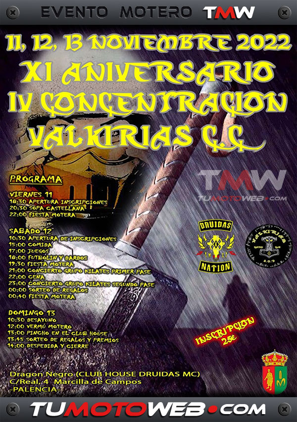 XI Aniversario y IV Concentración Valkirias CC 2022