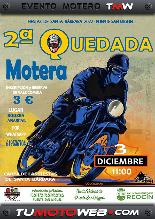 II Quedada Motera Fiestas de Santa Bárbara 2022
