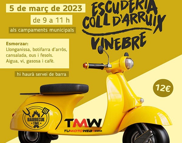 I Matinal Motera Escudería Coll d'Arruix 2023