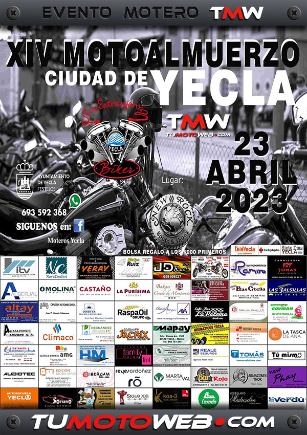 XIV Motoalmuerzo Ciudad de Yecla 2023